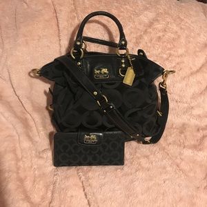 Coach Handbag and Matching Wallet